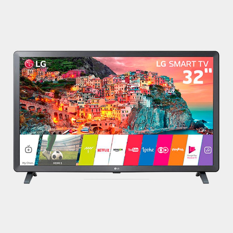 Smart TV LED 32 HD LG 32LK615BPSB com WebOS 4.0 Wi-Fi, Processador Quad Core, HDR 10 Pro, HDMI e USB